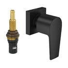 Acabamento de Registro Padrão Deca Black Matte Level Deca