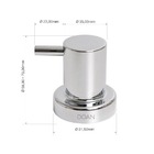 Acabamento De Registro Cromado Doan Link Ac13 Padrão Deca