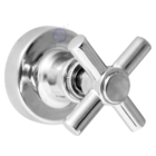 Acabamento De Registro de Chuveiro Cruzeta Redonda Cruz De Ma