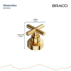 Acabamento De Registro Dourado