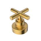 Acabamento De Registro Dourado Escovado