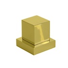 Acabamento De Registro Em Metal Quadrado Padrão Deca Dourado