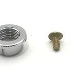 Acabamento De Registro Metal Pressão/gaveta 3/4' Prateado