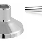 Acabamento De Registro Metal Pressão/gaveta 3/4' Prateado