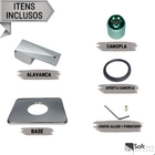 Acabamento De Registro Monocomando Diamante Metal Base Deca