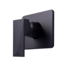 Acabamento De Registro Monocomando Diamante Preto Base Docol