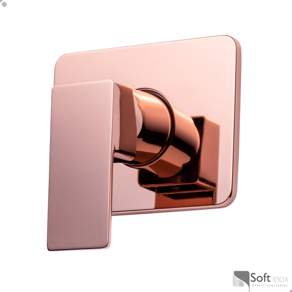 Acabamento De Registro Monocomando P/ Ducha Higienica Rose De