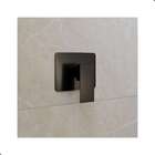 Acabamento De Registro Monocomando Quadrado Base Docol Preto