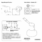 Acabamento De Registro Onix Preto Brilhante Padrão Deca