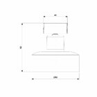 Acabamento De Registro Para Base Reforma 1.1/4, 1.1/2 Flow Ro