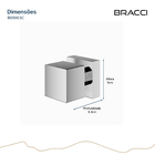 Acabamento De Registro Quadrado Cromado
