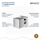 Acabamento De Registro Quadrado Cromado