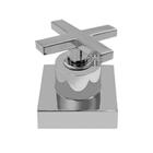 Acabamento De Registro Quadrado Cruzeta Cromado Padrão Deca