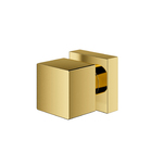 Acabamento De Registro Quadrado Dourado