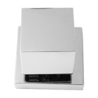 Acabamento De Registro Quadrado Em Metal Com Canopla Abs 4020