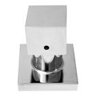 Acabamento De Registro Quadrado Em Metal Com Canopla Abs 4021