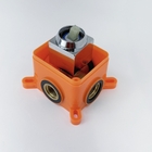 Acabamento De Registro Quadrado Misturador Cromado Latão