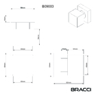 Acabamento De Registro Quadrado Preto