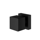 Acabamento De Registro Quadrado Preto