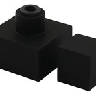 Acabamento De Registro Quadrado Preto 1.1/2 100% Metal