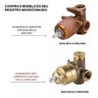 Acabamento De Registro Rose Gold Monocomando Chuveiro B/deca