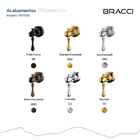 Acabamento De Registro St Claire Bronze Escovado