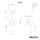 Acabamento De Registro St Claire Bronze Escovado