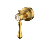 Acabamento De Registro St Claire Dourado Escovado