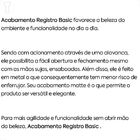 Acabamento De Registro Universal 1/2, 3/4,1 Basic Preto Matte