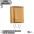 Acabamento De Válvula De Descarga Para Deca Ou Docol Dourado