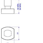Acabamento Deca Liv Para Registro De Gaveta De 1 1/4' E 1 1/2