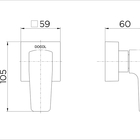 Acabamento Doc (base Deca) 3/4 Docol Lift Cromado - 811906