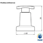 Acabamento Fabrimar Universal Para Registro Nova Gyro 1/2" A