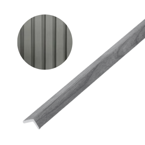 Acabamento Lateral Direito Painel Ripado Formix 3d - 2,40cm (