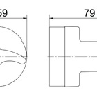 Acabamento Metal Registro Trio 1/2 - 3/4 - 1 Docol - Unico