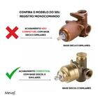 Acabamento Monoc Chuveiro Quadrado 3/4 Cubo Base Docol Gold