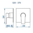 Acabamento Monocomando Chuveiro Bold Ouro Velho Fani