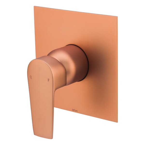 Acabamento Monocomando Chuveiro Bold Rose Gold Fani