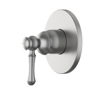 Acabamento Monocomando Chuveiro Clássico Aço Escovado