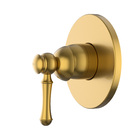 Acabamento Monocomando Chuveiro Clássico Dourado Escovado