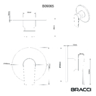 Acabamento Monocomando Chuveiro Docol 3/4 Dourado