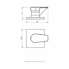 Acabamento Monocomando Chuveiro/ducha Higiênica - Base 1/2 Do