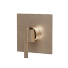 Acabamento Monocomando Chuveiro Eros Champanhe Fani