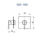 Acabamento Monocomando Chuveiro Eros Cromado Fani