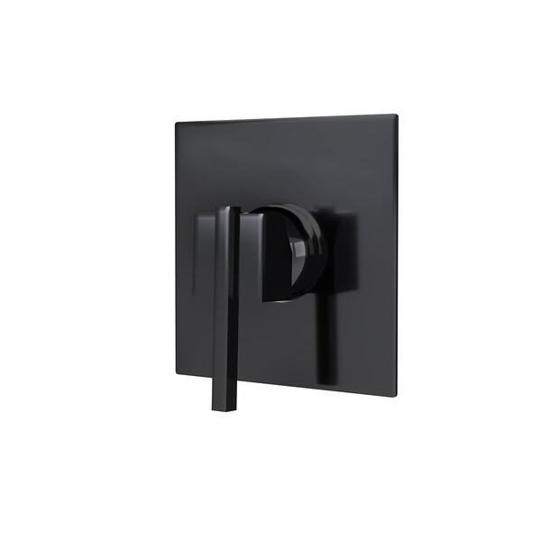 Acabamento Monocomando Chuveiro Eros Grafite Liso Fani