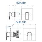 Acabamento Monocomando Chuveiro Retta Champanhe Fani