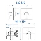 Acabamento Monocomando Chuveiro Retta Ouro Velho Fani