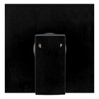 Acabamento Monocomando Chuveiro Retta Preto Fosco Fani