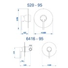 Acabamento Monocomando Chuveiro Slim Champanhe Fani