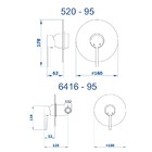 Acabamento Monocomando Chuveiro Slim Gold Fani